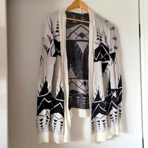 Printed Cardigan